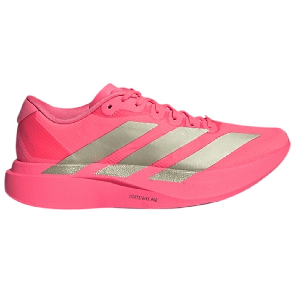 ADIDAS WOMEN'S 7.5 ADIZERO EVO SL NEON PINK SOLAR TURBO KJ2548 RUNNING SHOES